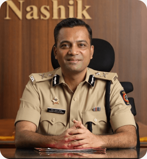 Portrait of the Police Commissioner of Nashik City